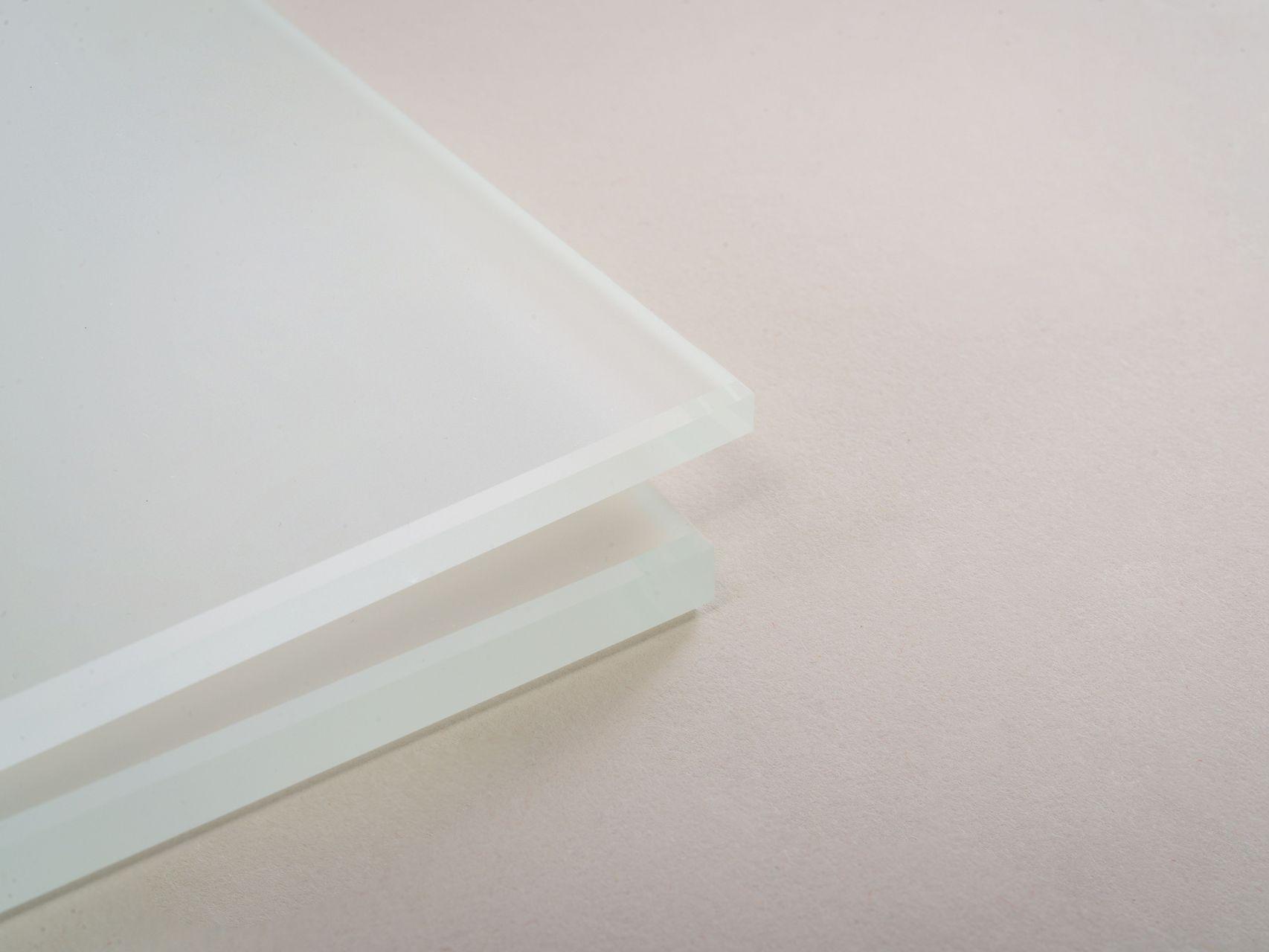 Glasfächer Satinato Weissglas